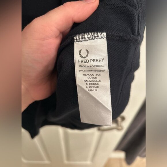 SOLD Fred Perry Bradley Wiggins Zip Polo Shirt with Pocket - Picture 2 of 5